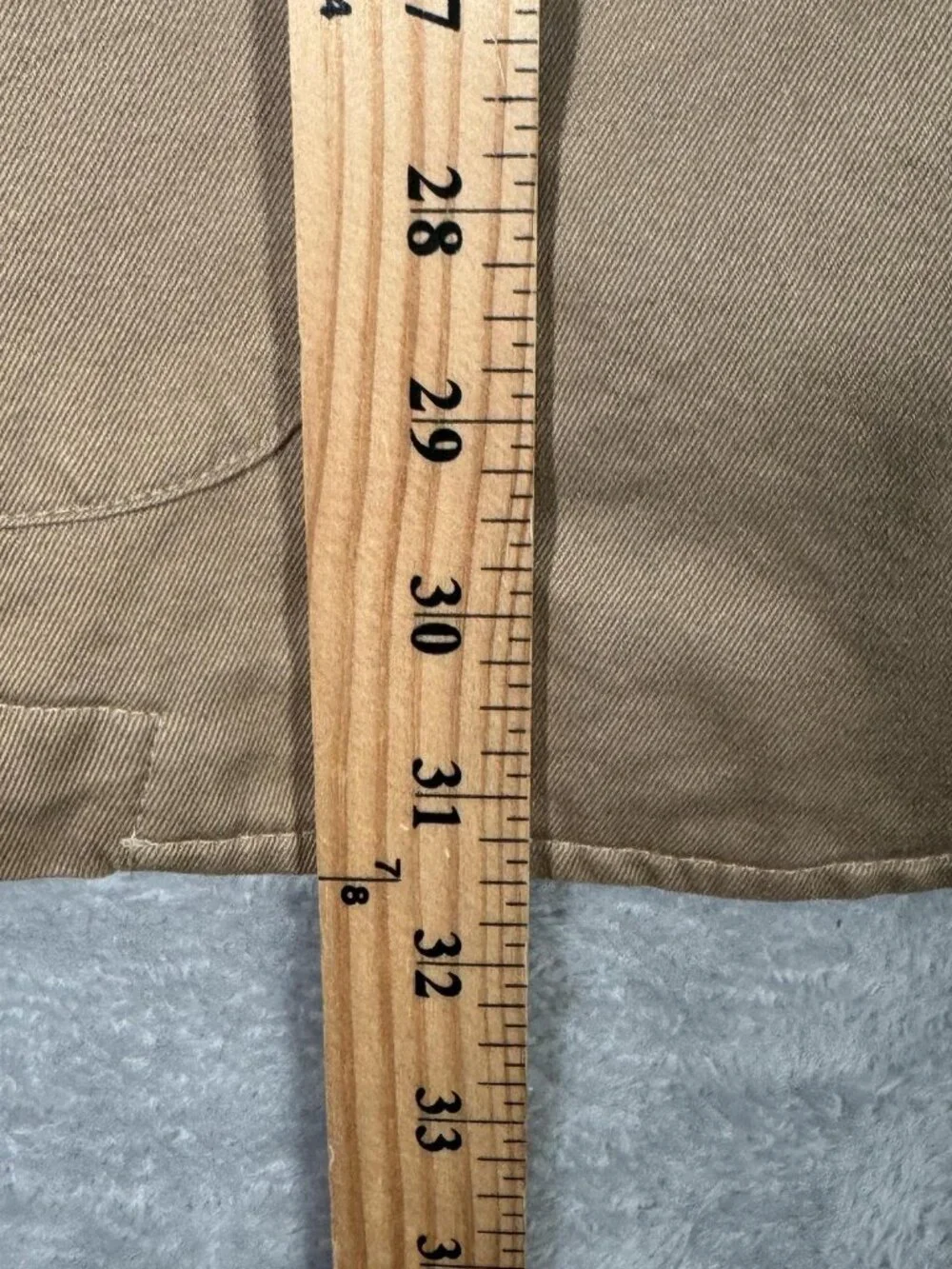 Vintage Polo Ralph Lauren Blazer Mens Large Beige Cotton Chore Sport Coat Jacket